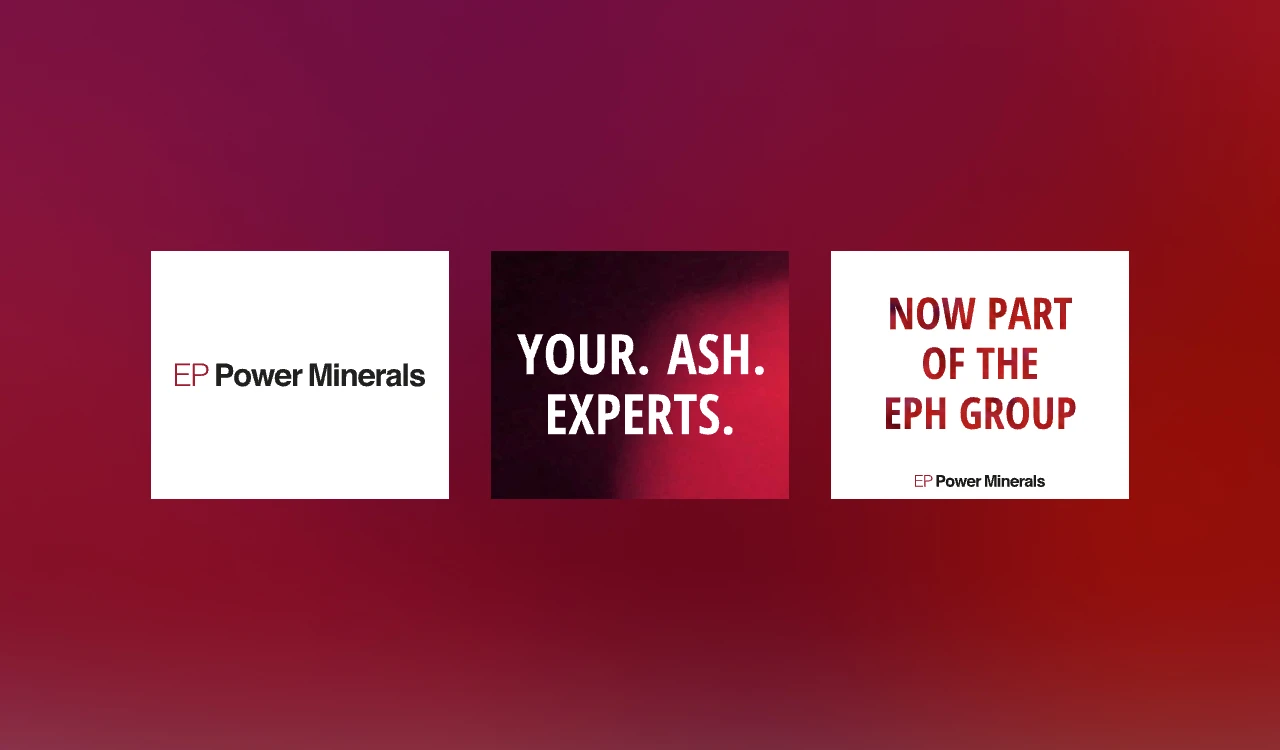Banner Kommunikation zum Rebranding und Eigentümerwechsel von EP Power Minerals